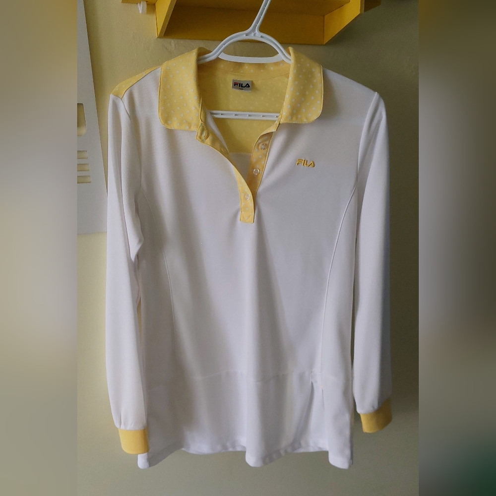 3/$15 Fila Yellow Golf Polo Shirt